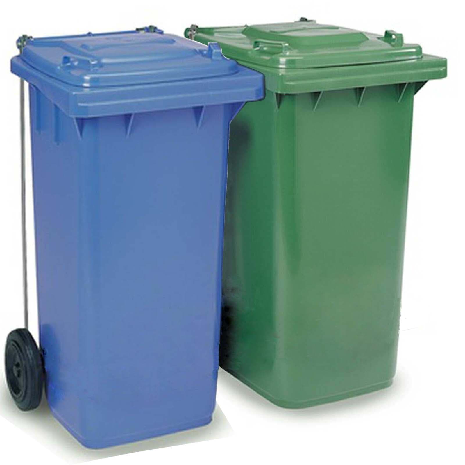 Bidone spazzatura Verde RS PRO, in Plastica, da 50L